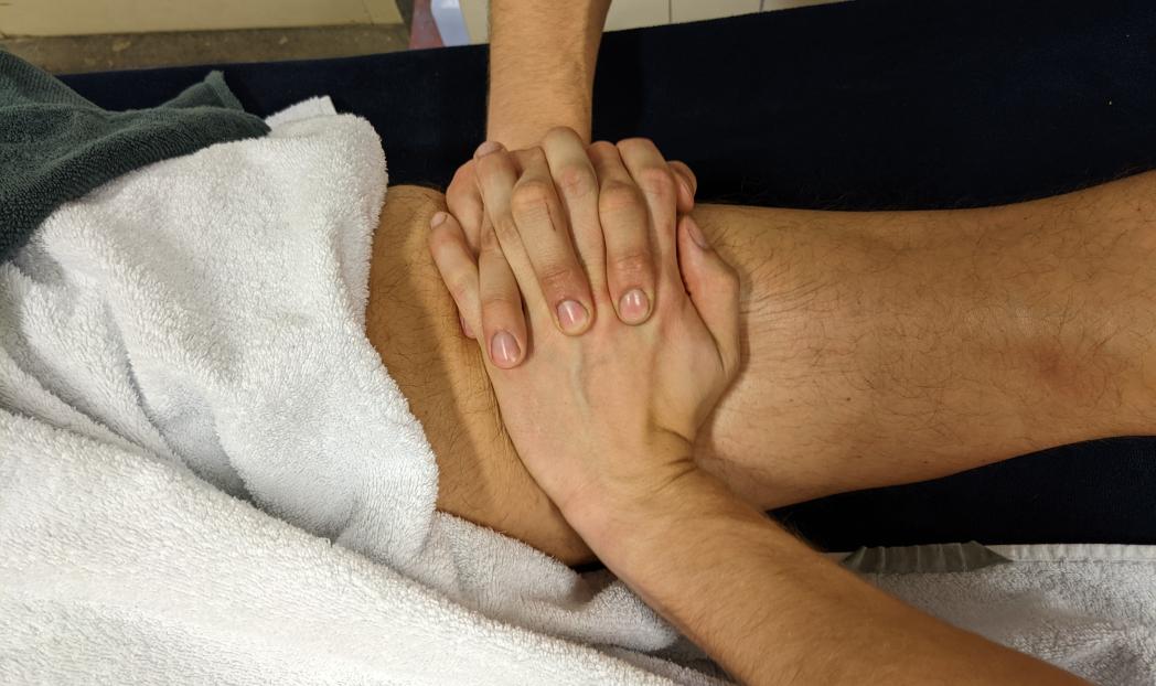 Massage onderbeen