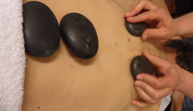 Hot stone massage