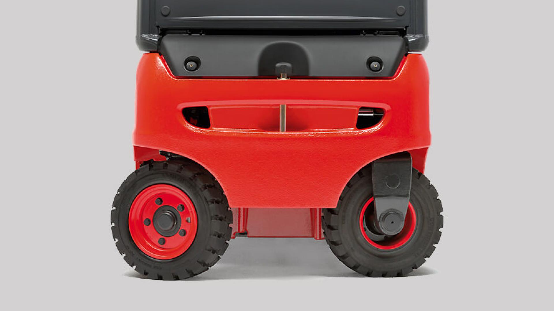 Combi-achteras op heftrucks