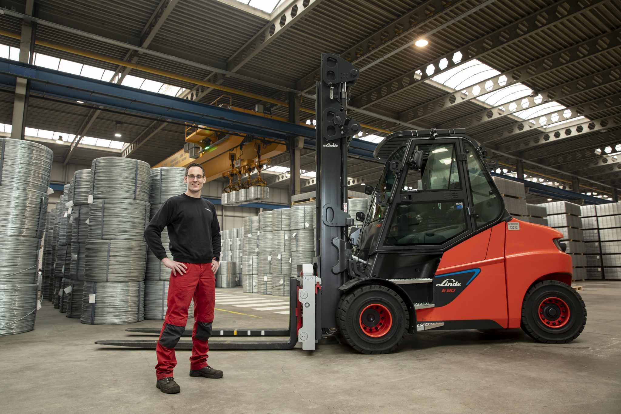 Van Merksteijn investeert in twintig Linde E80 heftrucks