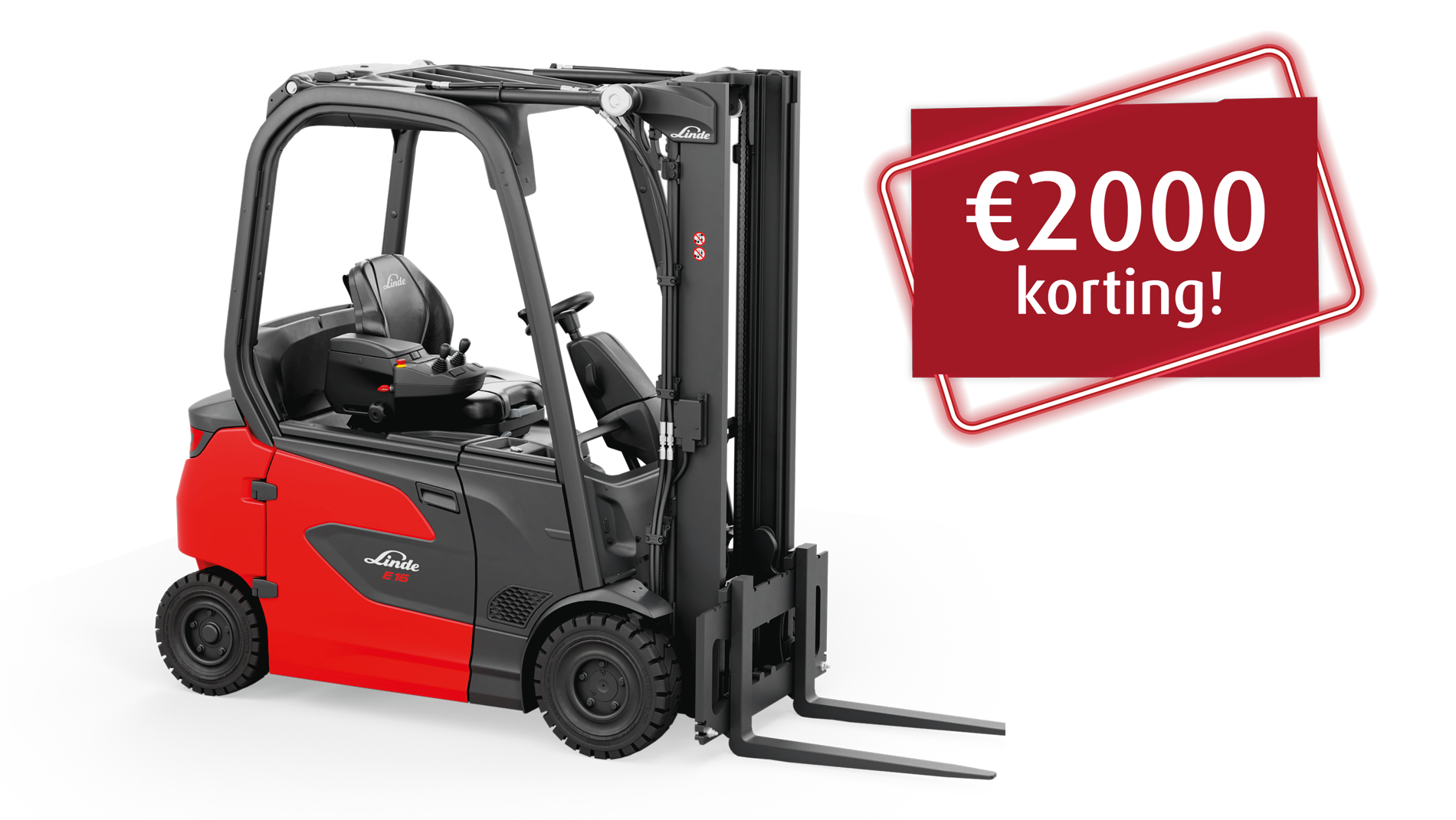 Lentedeal korting op elektrische heftrucks E14-E20 & Xi10-Xi20 (1251 serie)