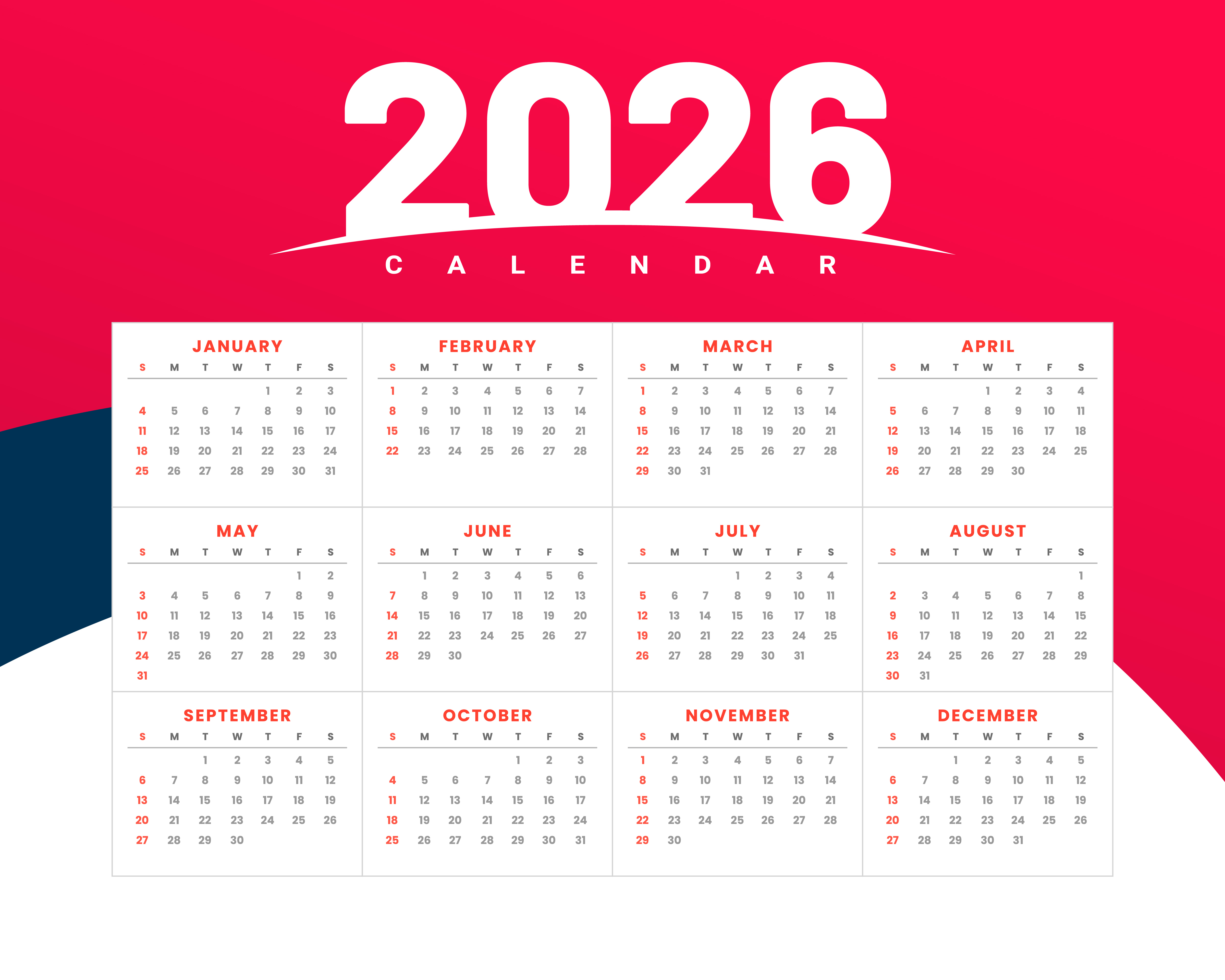 Motrac kalender 2026