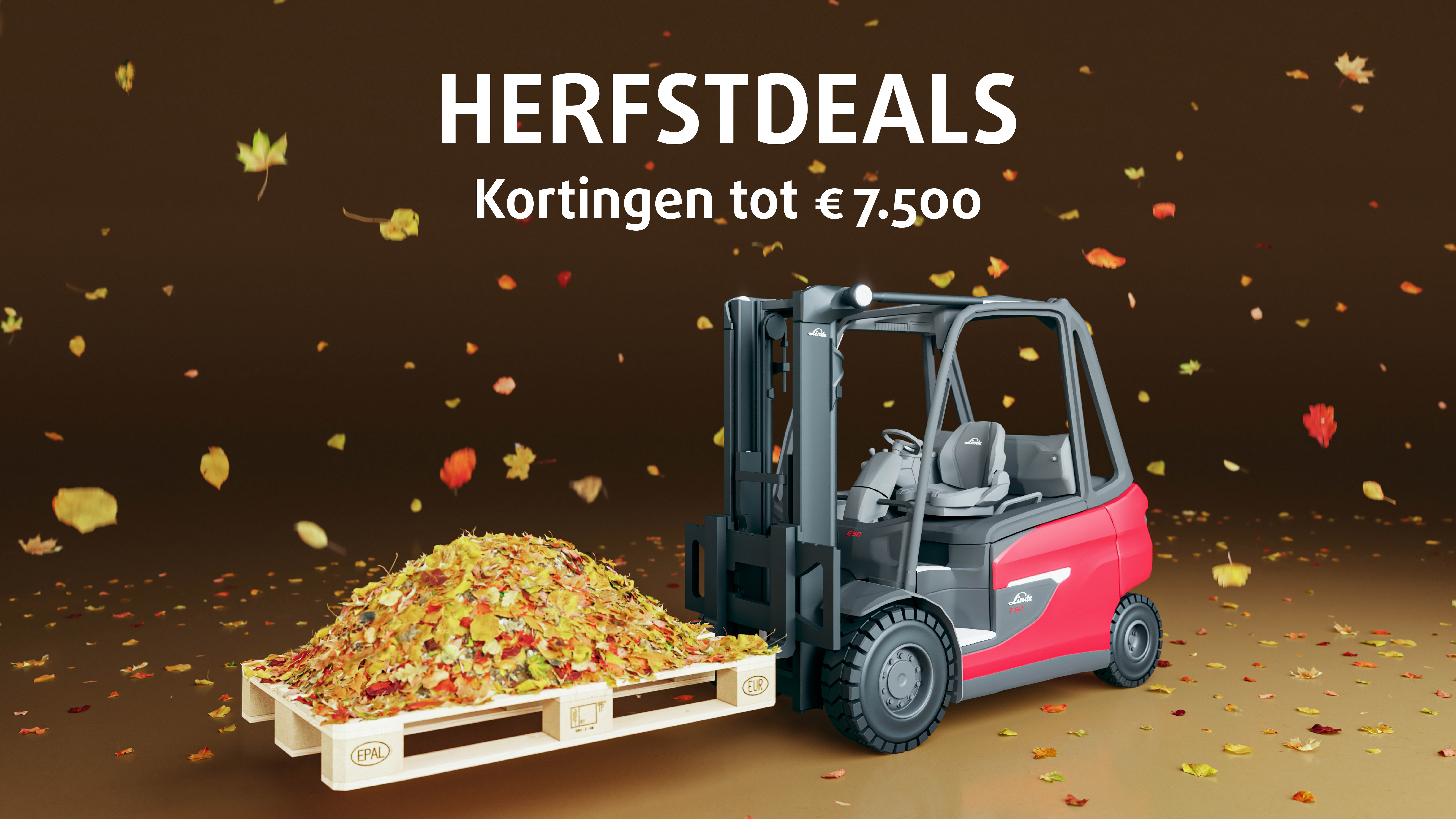 Herfstdeals tot 7500 euro korting op een Linde heftruck