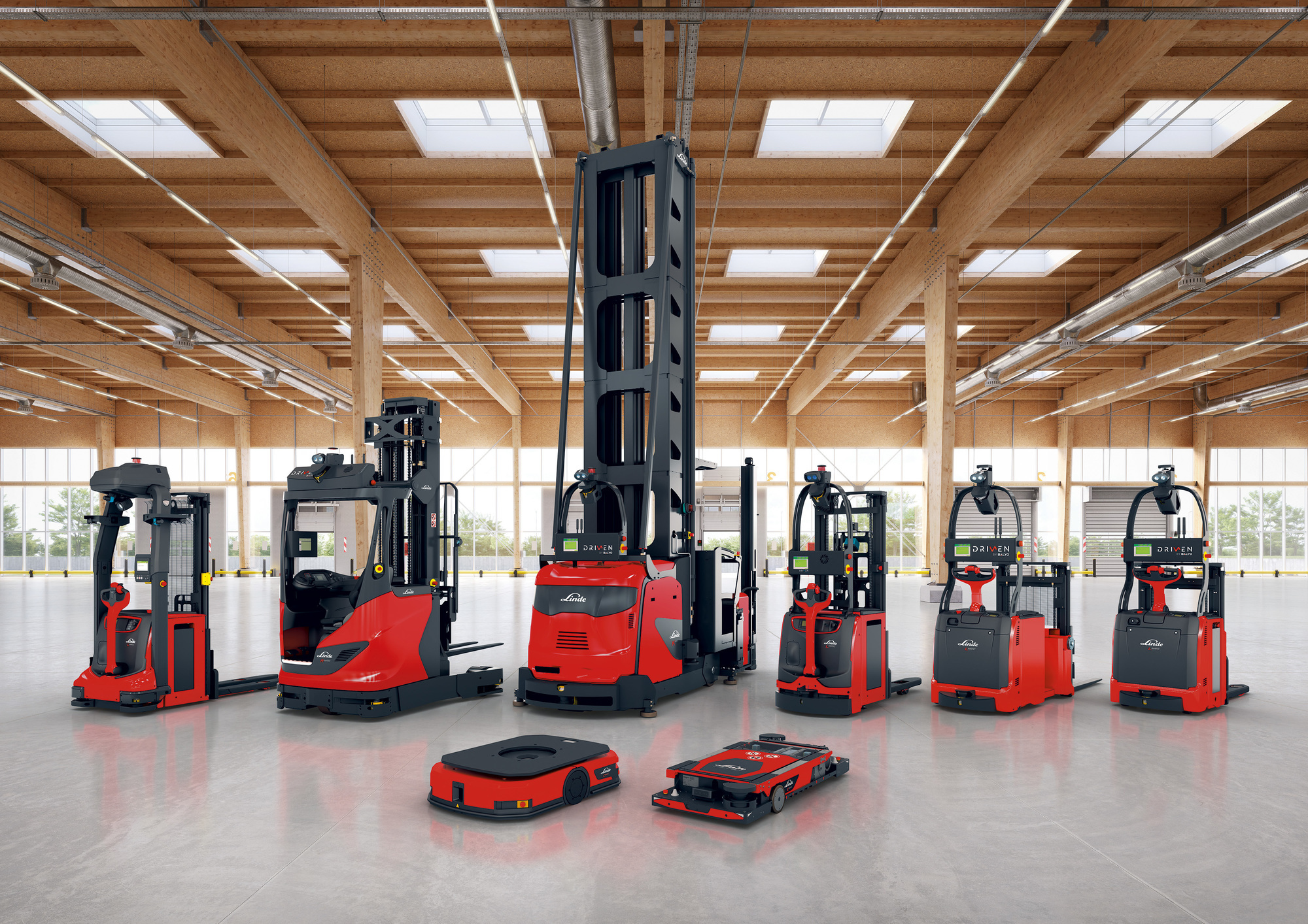 Linde Automated trucks series Motrac AGVs en AMRs