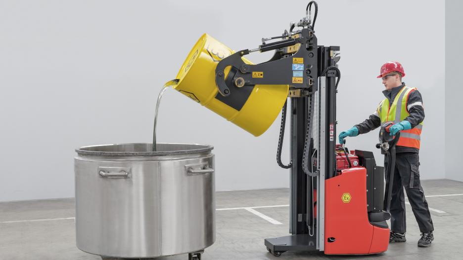 Explosiebeveiligde Linde truck ATEX