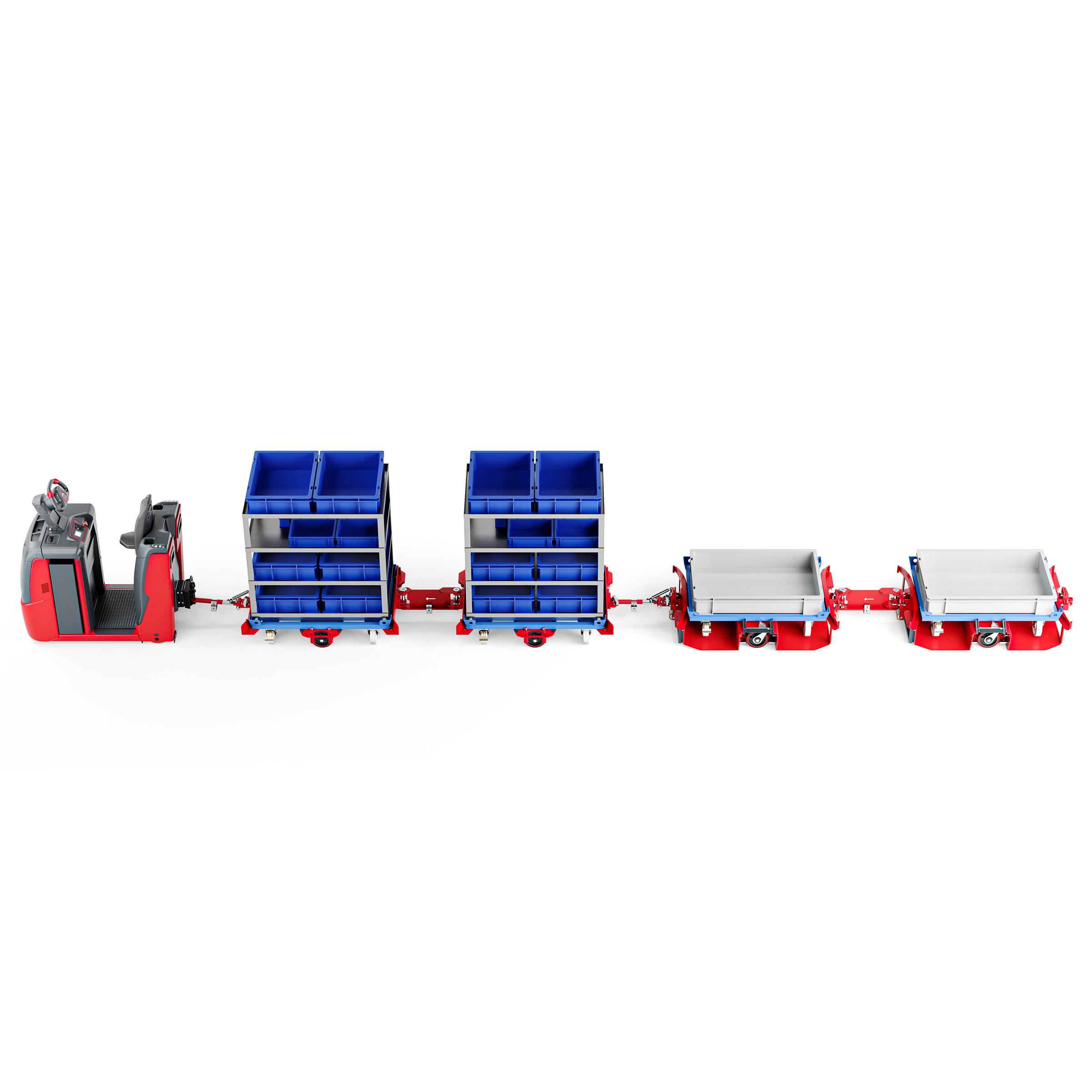 Linde logistieke trein LT06-LT10 trolleys