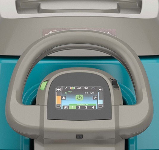 Tennant T500 achterloop_schrobzuigmachine bediening