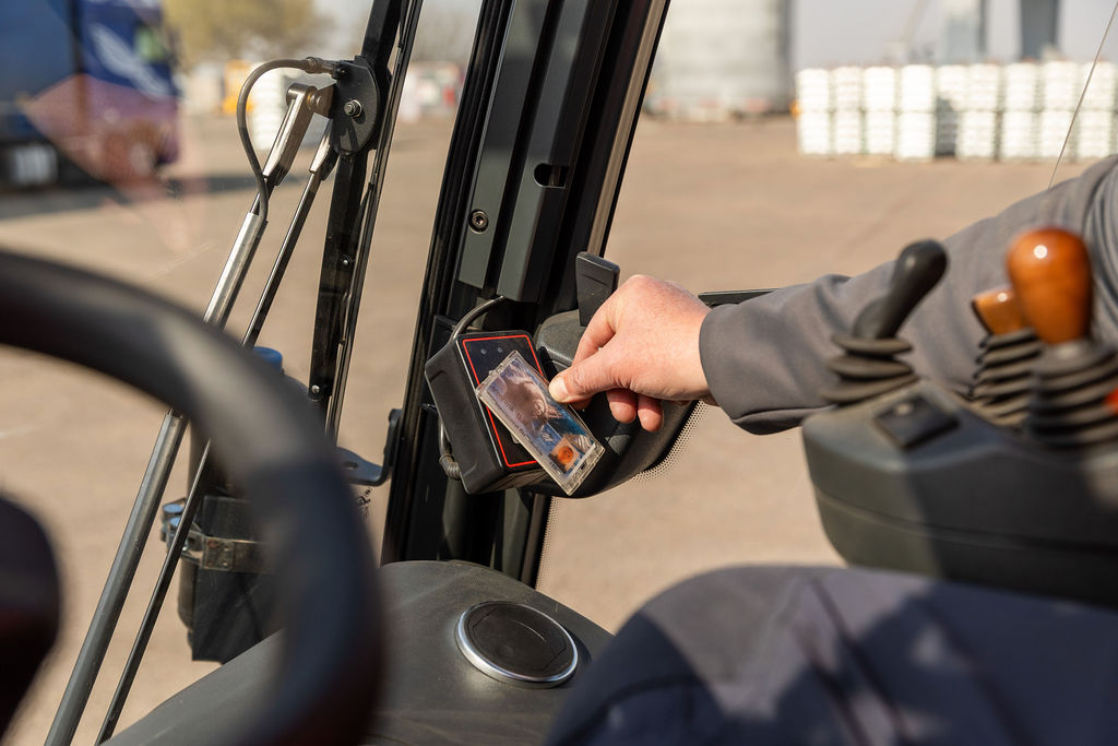 Linde Connect op de elektrische heftrucks bij Steinweg