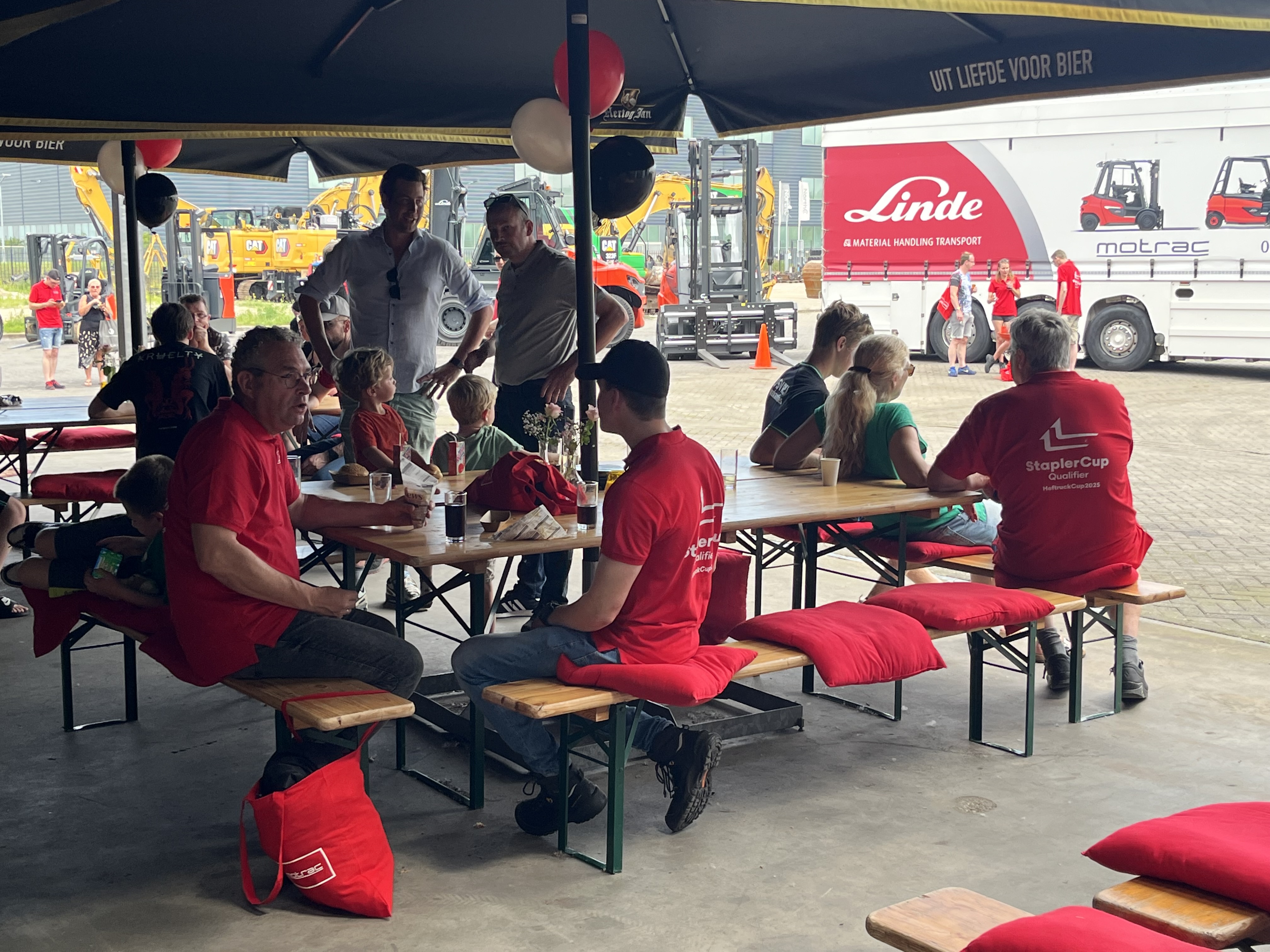 Ontspanning tijdens HeftruckCup 2025
