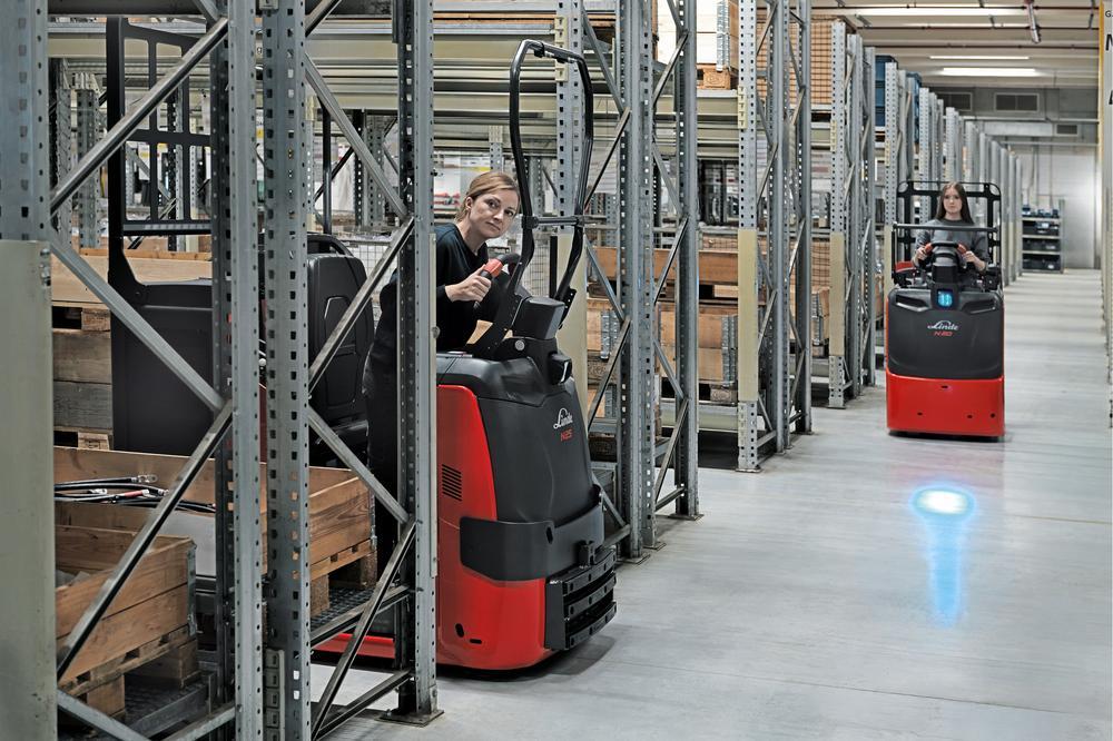 Meer zicht met de Linde N20-N25 orderverzameltruck