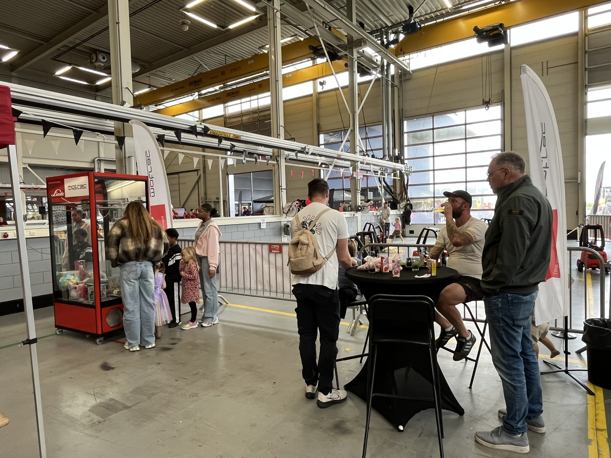 Grijpautomaat op kinderplein tijdens HeftruckCup 2026