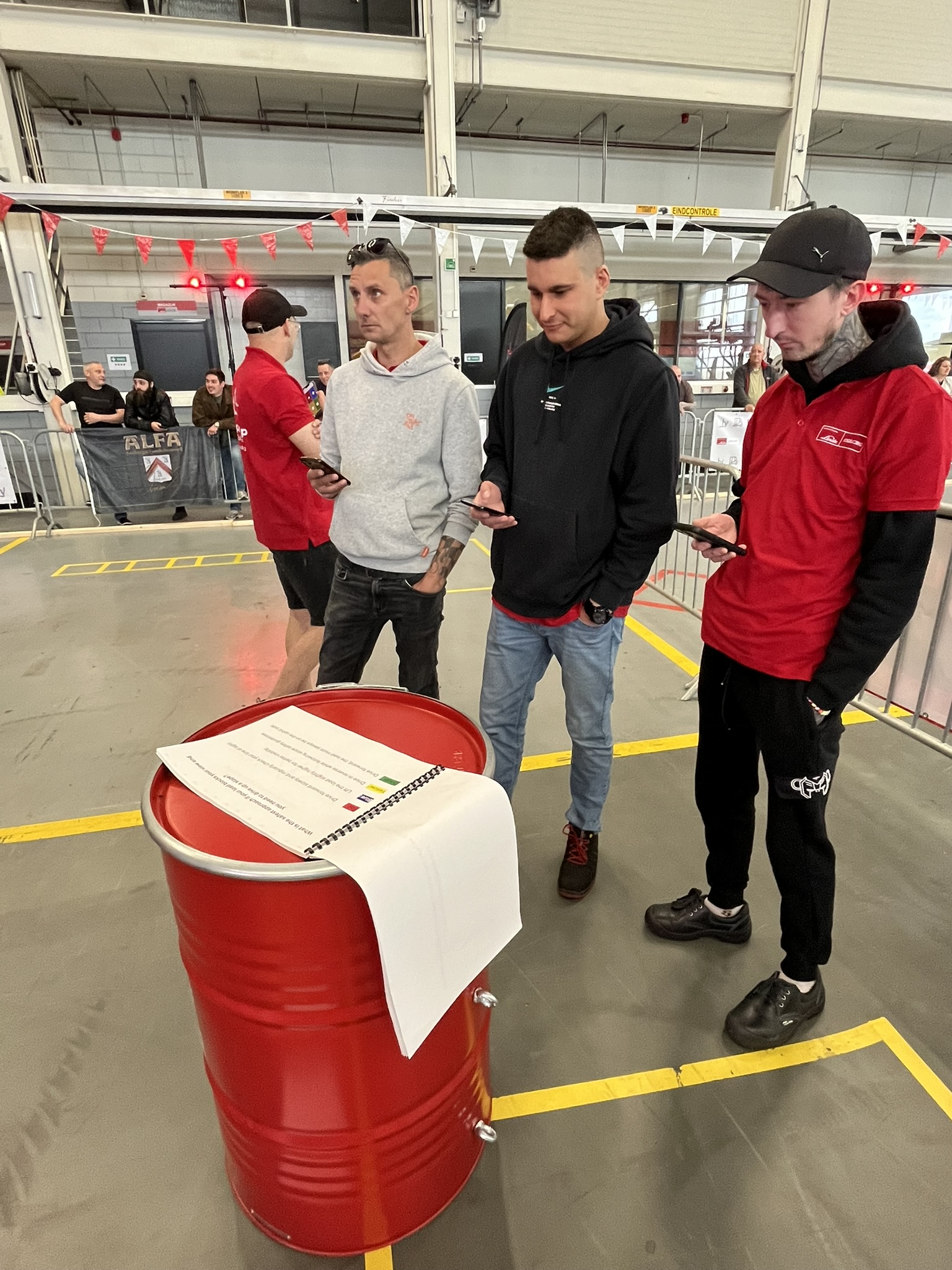 Kahoot quiz met Engelse vertaling op HeftruckCup 2026
