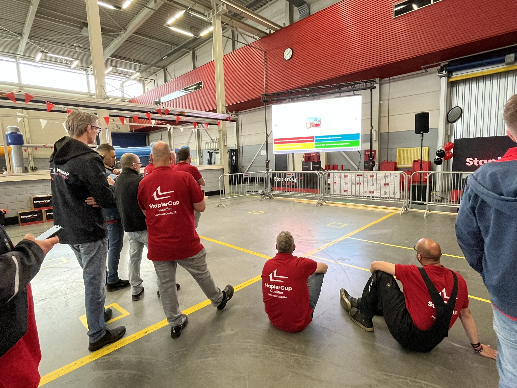 Kahoot Quiz tijdens HeftruckCup 2026