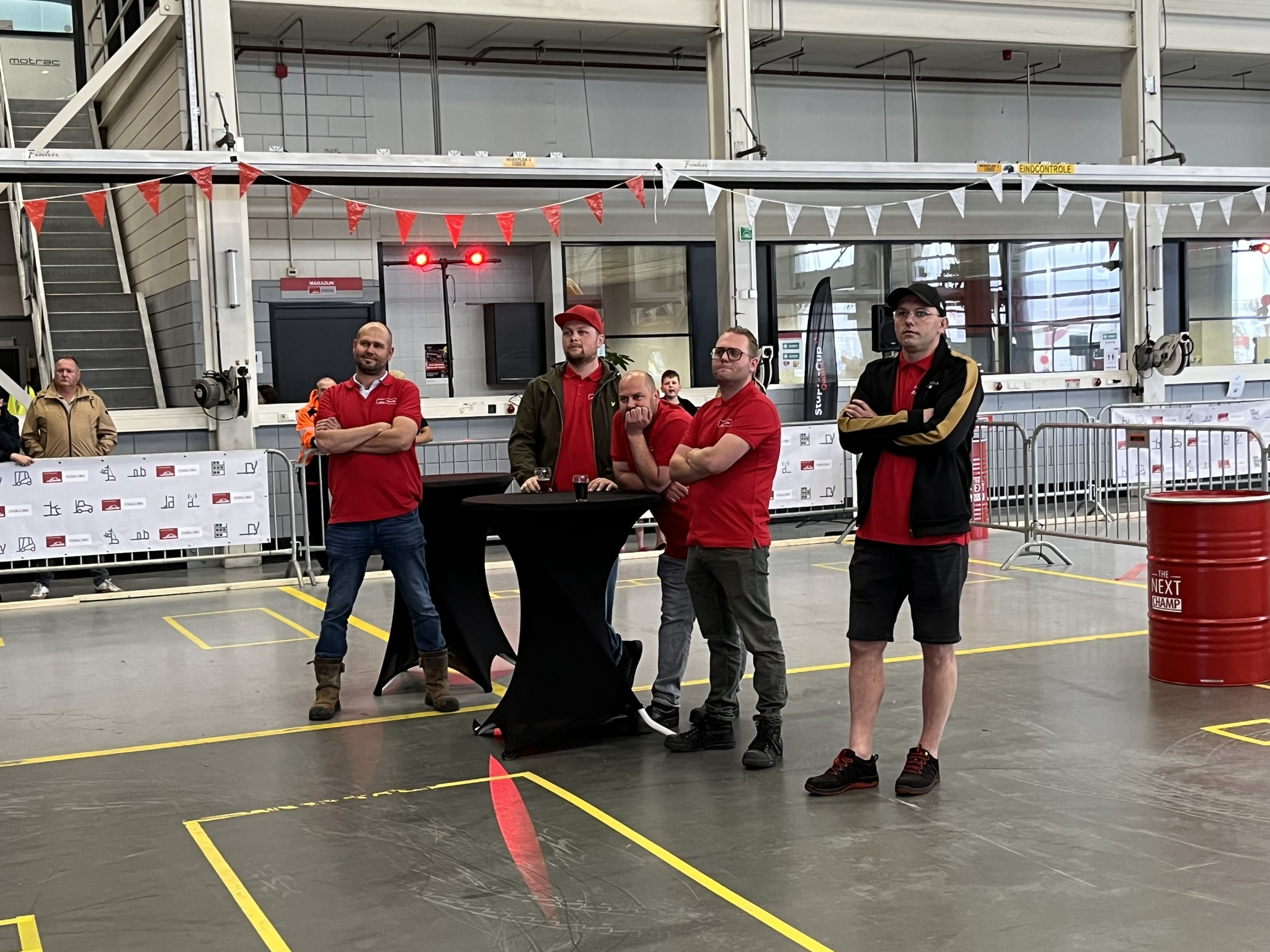 De vijf finalisten van HeftruckCup 2026 bij Motrac Almere