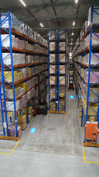 Smallegangenmagazijn bij Vos Logistics