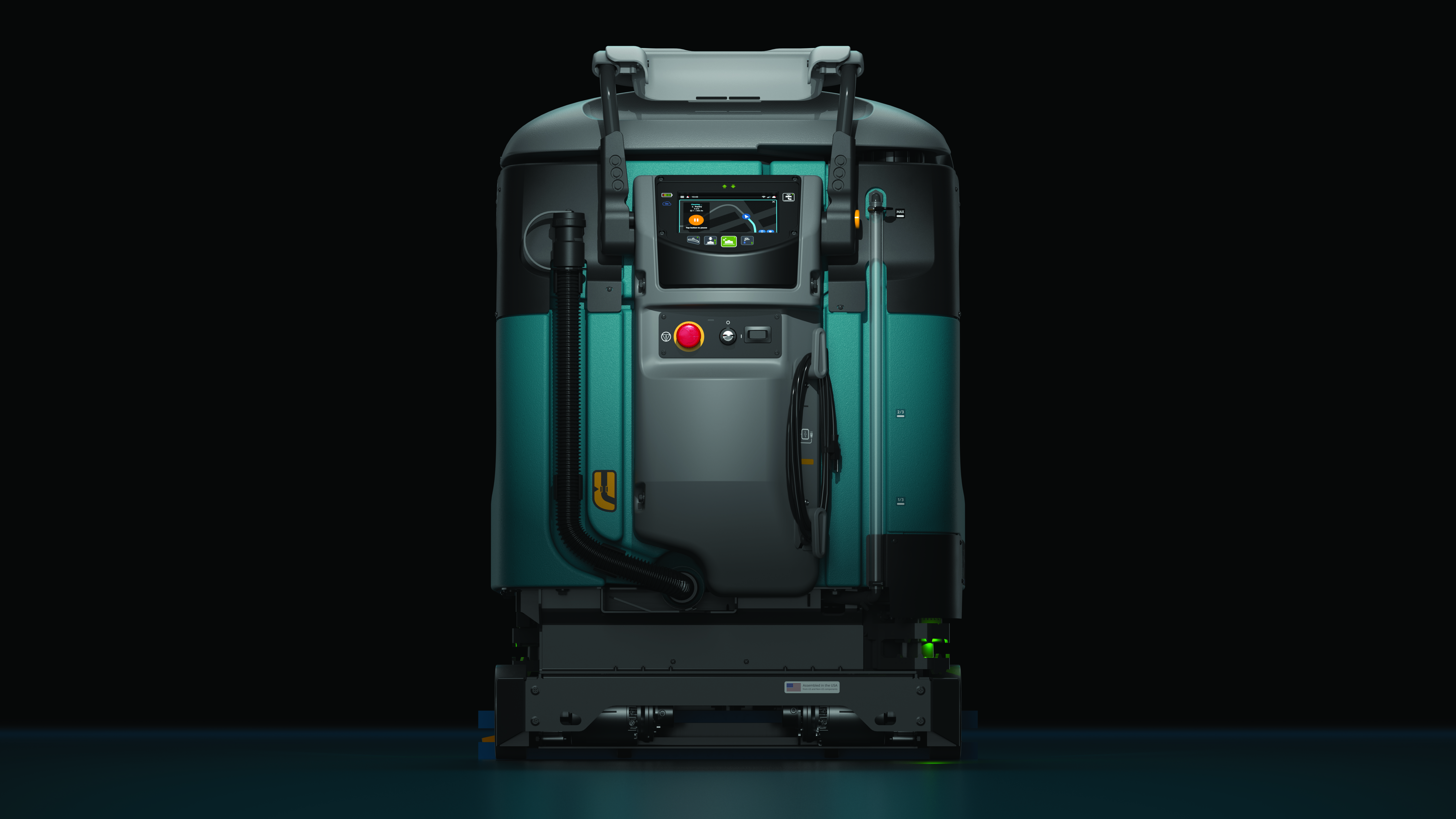 Tennant X6 autonome schrobmachine bedieningspaneel