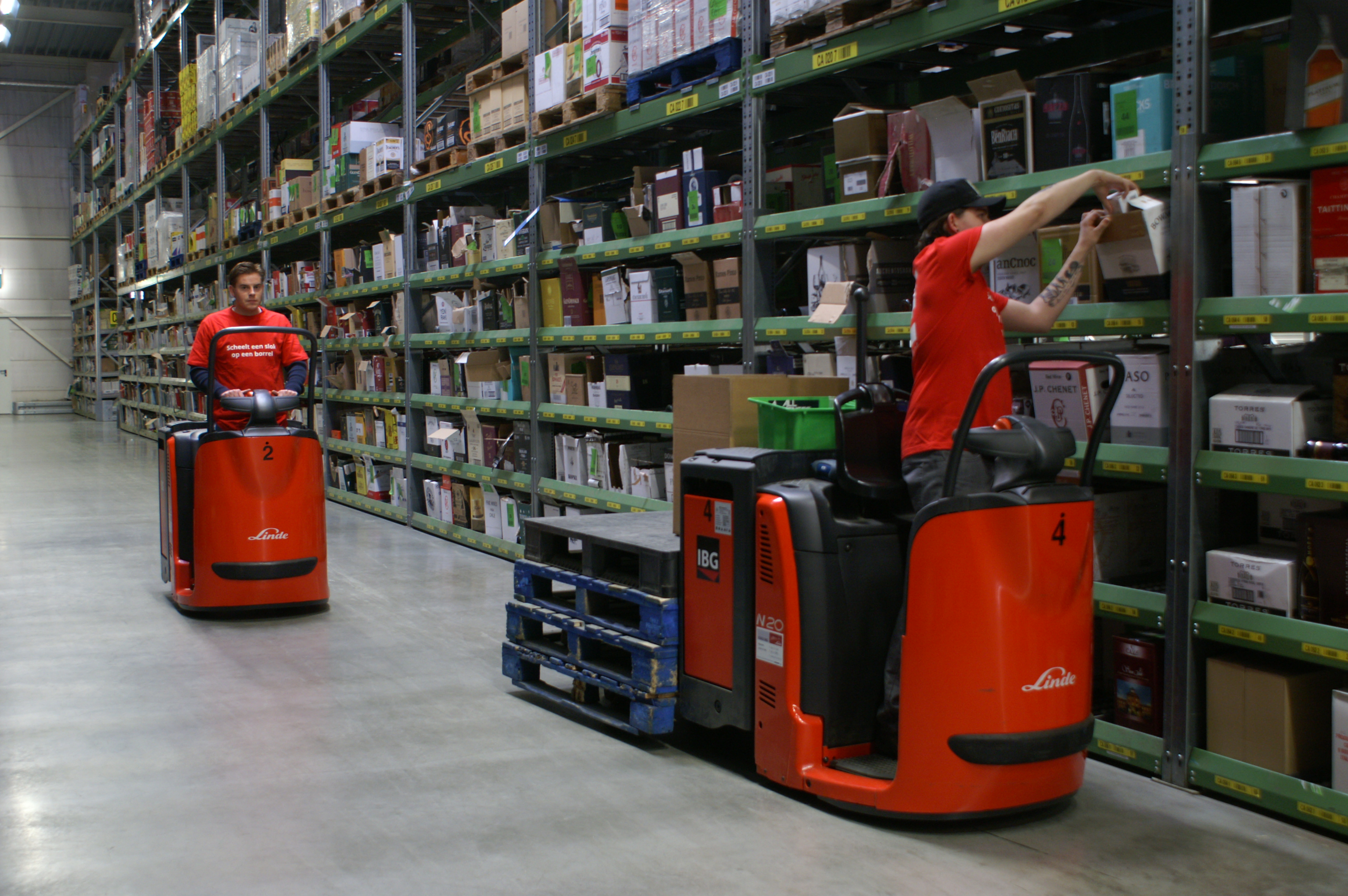 DrankDozijn orderverzameltrucks Linde Motrac klantcase