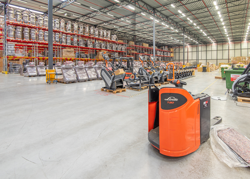 Linde ouderverzamelaar Matrix fitness Motrac klant