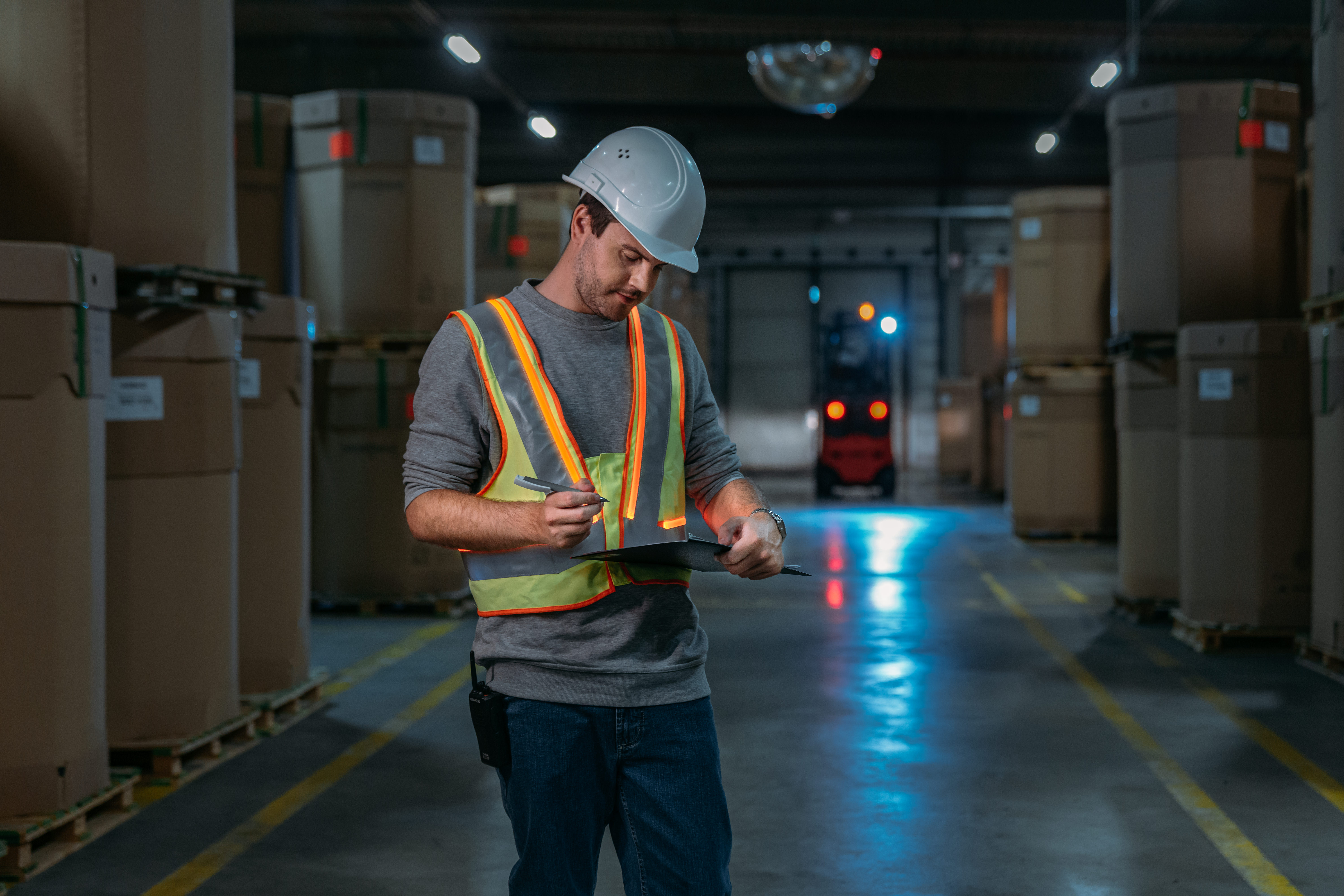 Linde Safety vest en BlueSpot