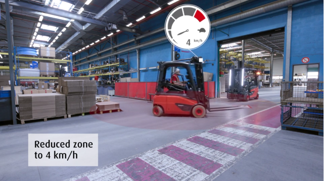 connect:zi beperk de snelheid bij kruispunten in uw magazijn