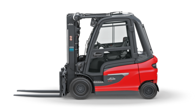 Afgesloten cabine Linde heftruck