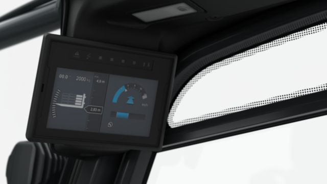 Multifunctioneel discplay heftruck