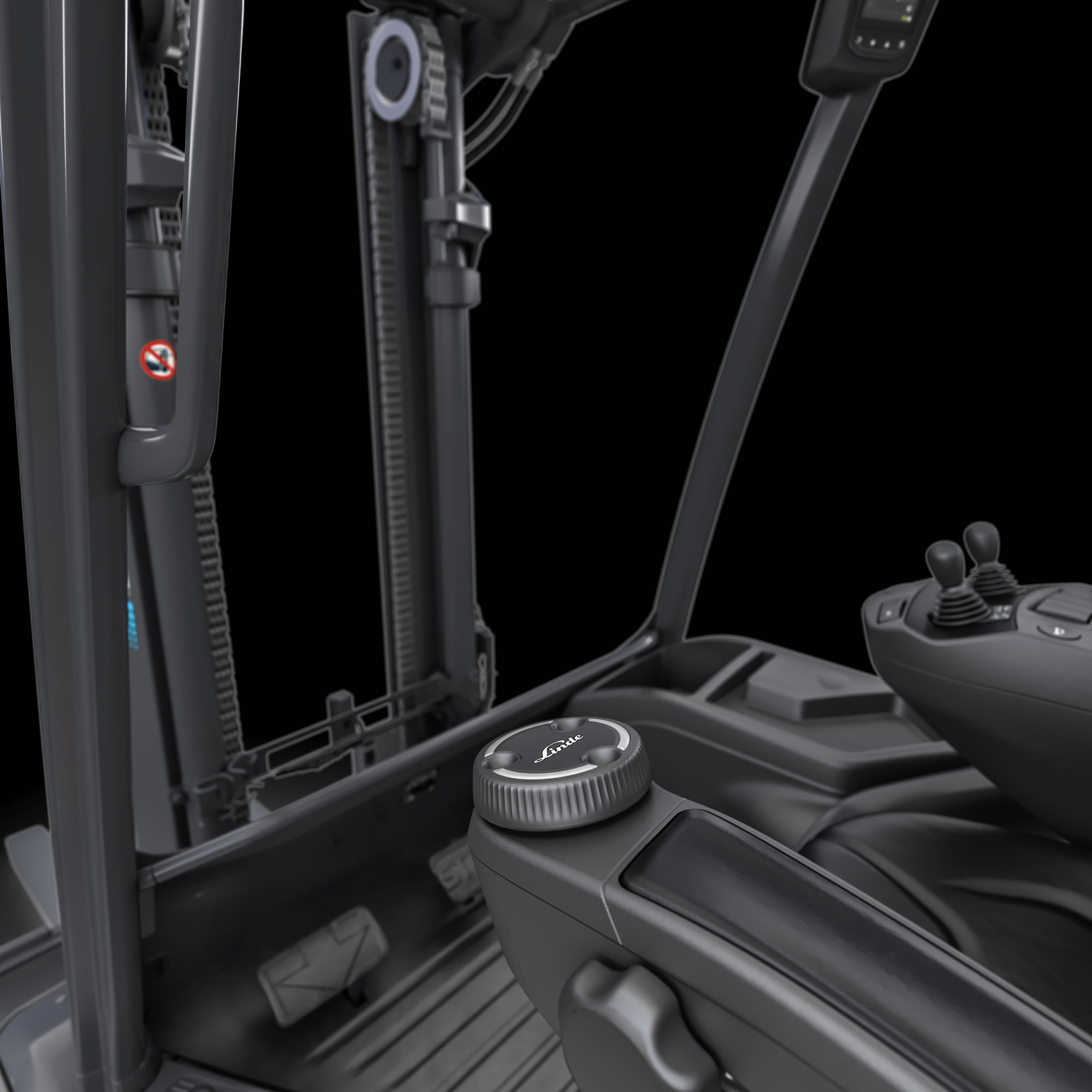 Sturen zonder stuur met de Linde Steer Control