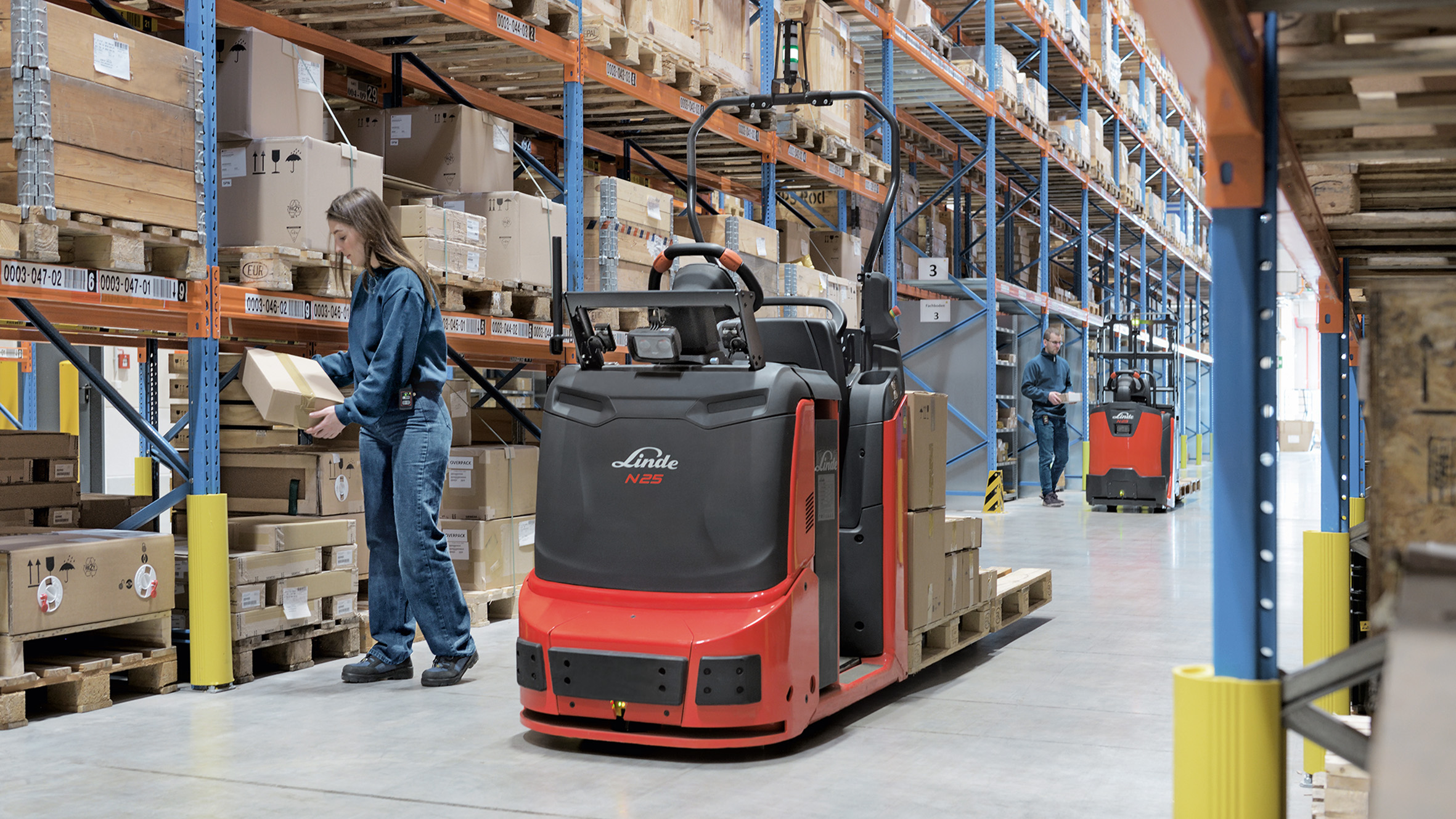 Linde N20 C SA semi-automatische orderpicker