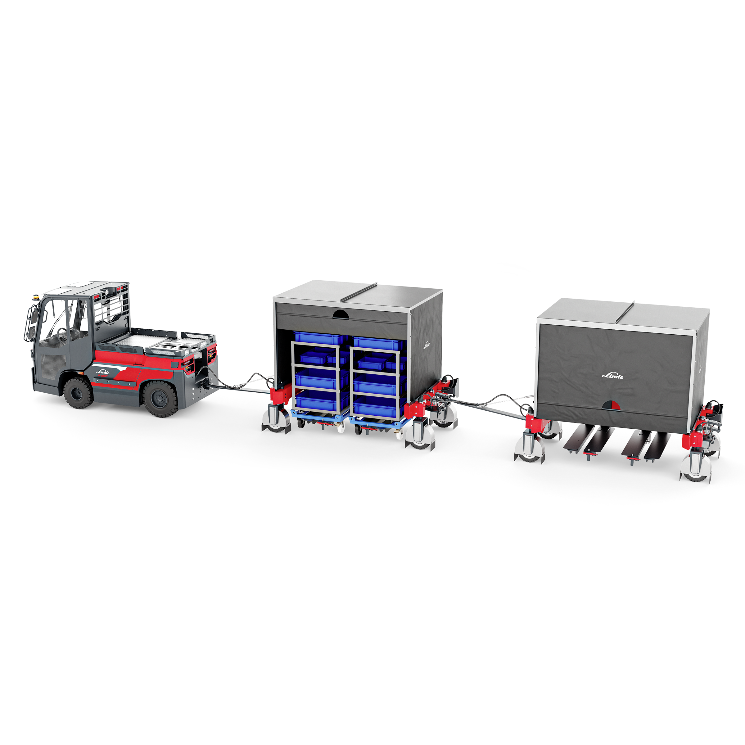 Verbindingsslang met sluitstuk voor Linde logistieke trein