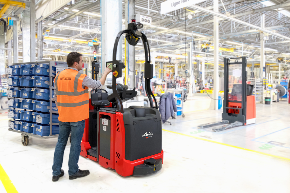 Linde P-Matic wordt ingeregeld