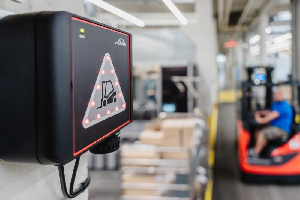 Linde Safety Guard met snelheidsregeling