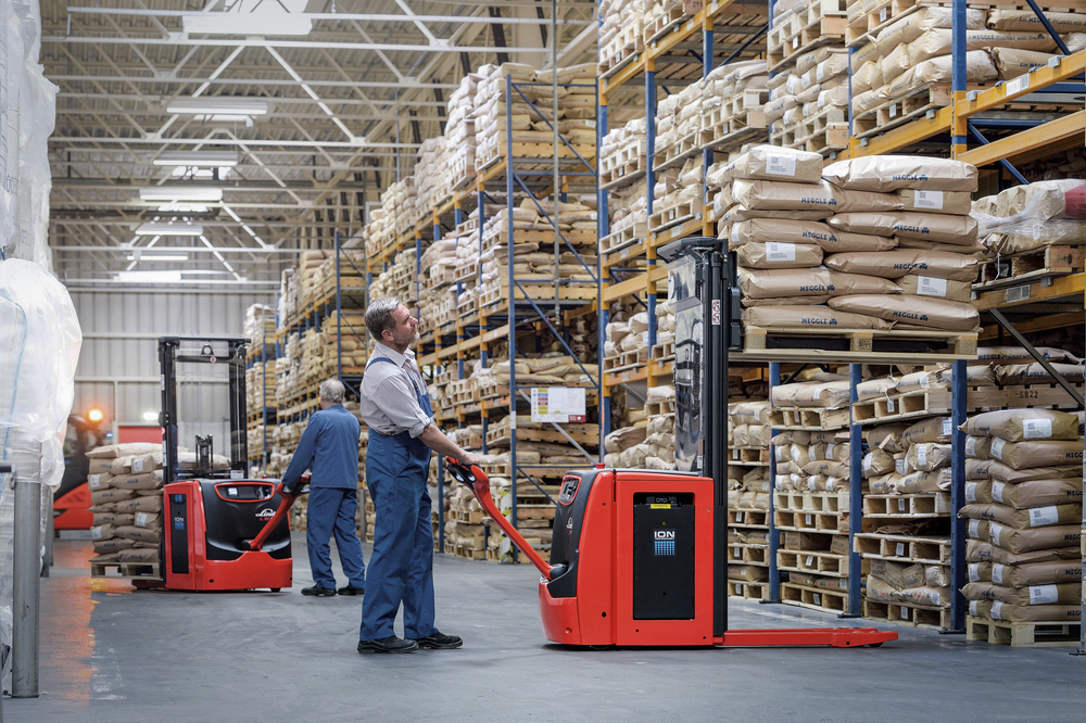 Linde stapelaar met Li-ION batterij