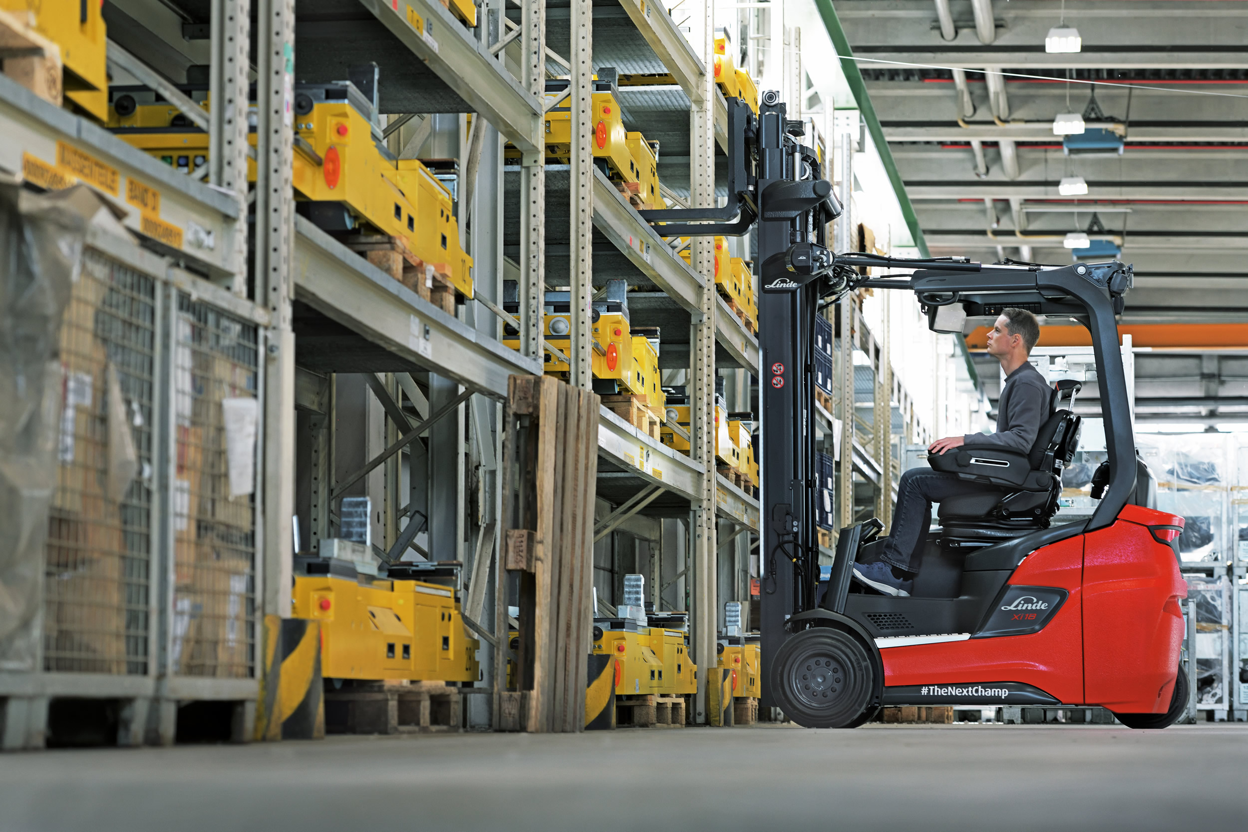 Linde Xi-Roadster voor meer veiligheid dankzij een onbelemmerd zicht