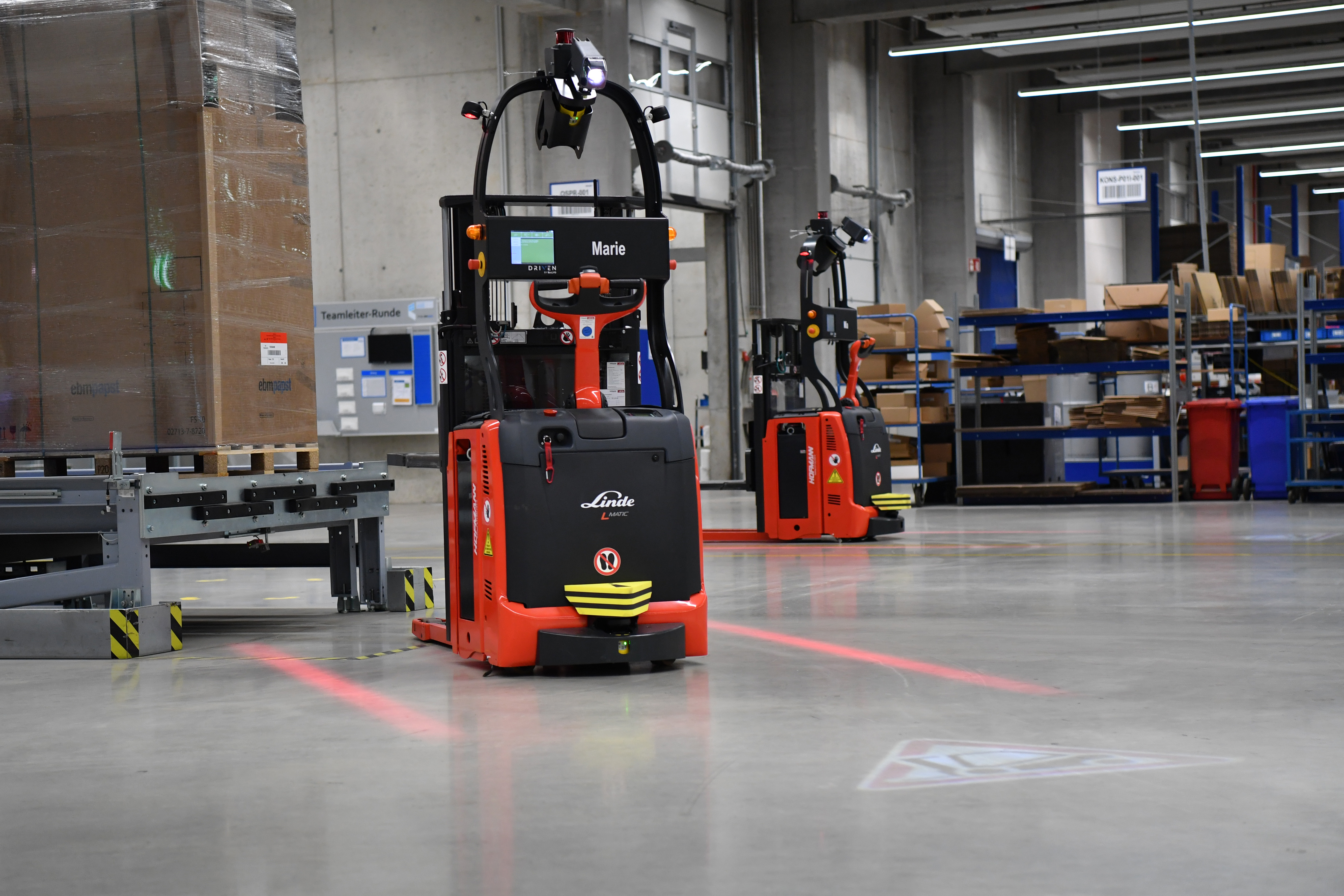Linde L-Matic bij EBM Papst